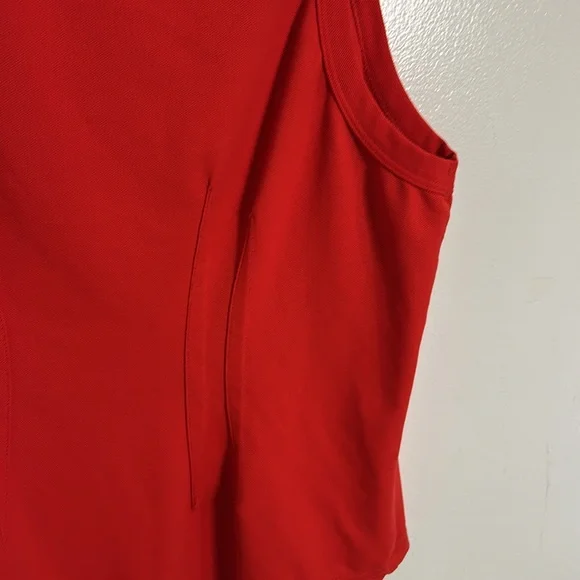 NWT Tail Tech Meryl Performance Golf/Tennis Workout Red Tank Top Size Large - Picture 9 of 9